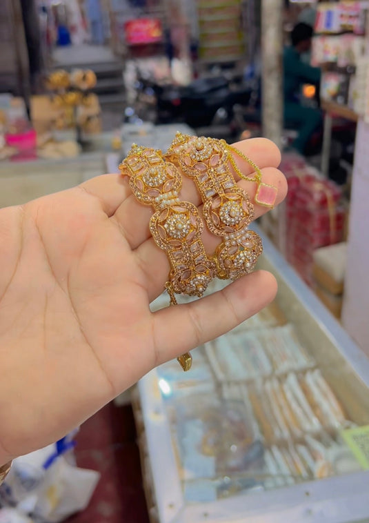 Zirconr openable bangles (Bg127)