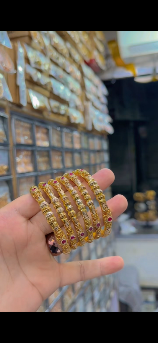 Rp Gold plated Bangles(Bg397)