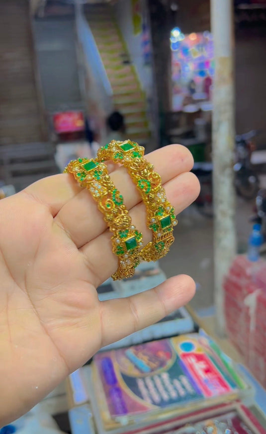 3d Zircone Openable Bangles (Bg161)