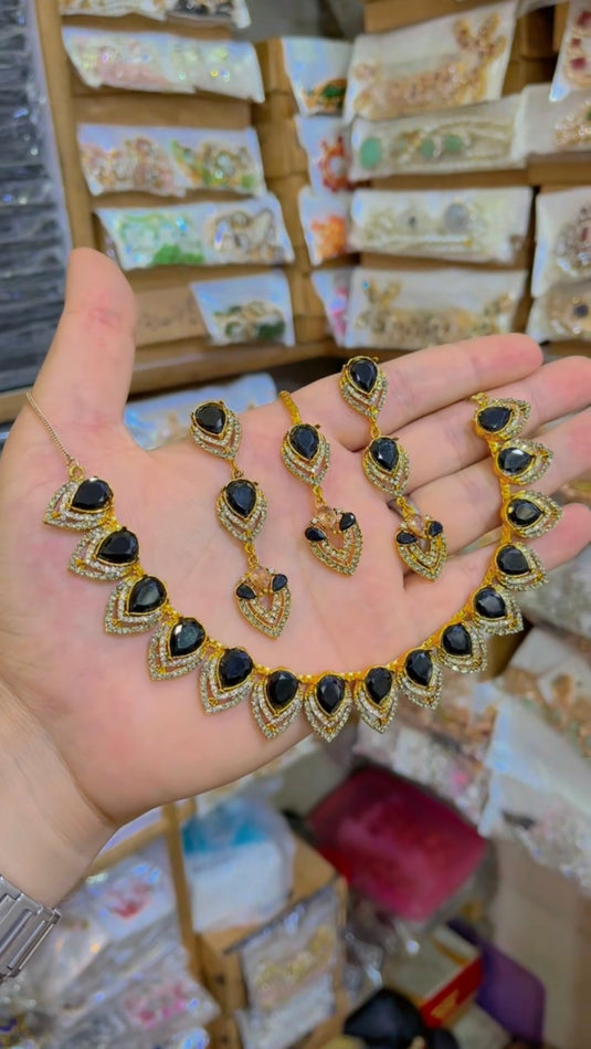 Zircone Necklace Set (Ns092)