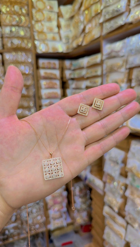 One Carrat Locket Set (Ls112)