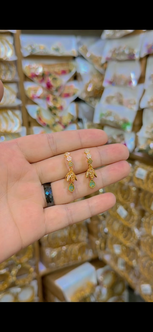 Gold plated Earrings(Db62)