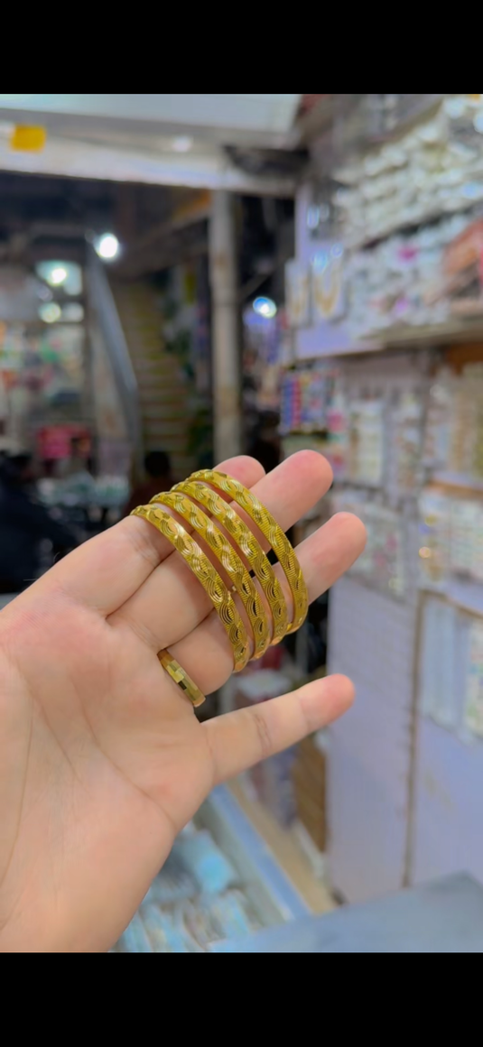 Gold plated Bangles(Bg322)