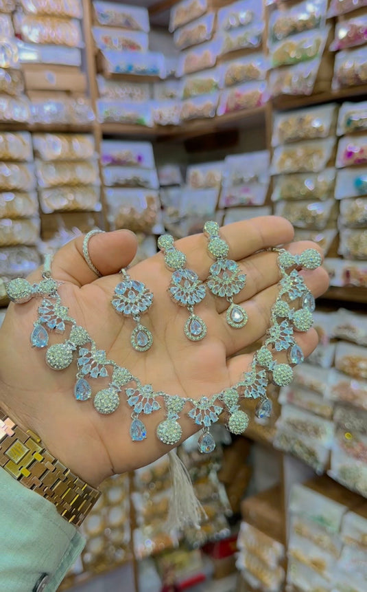 Zircone necklace set (Ns184)