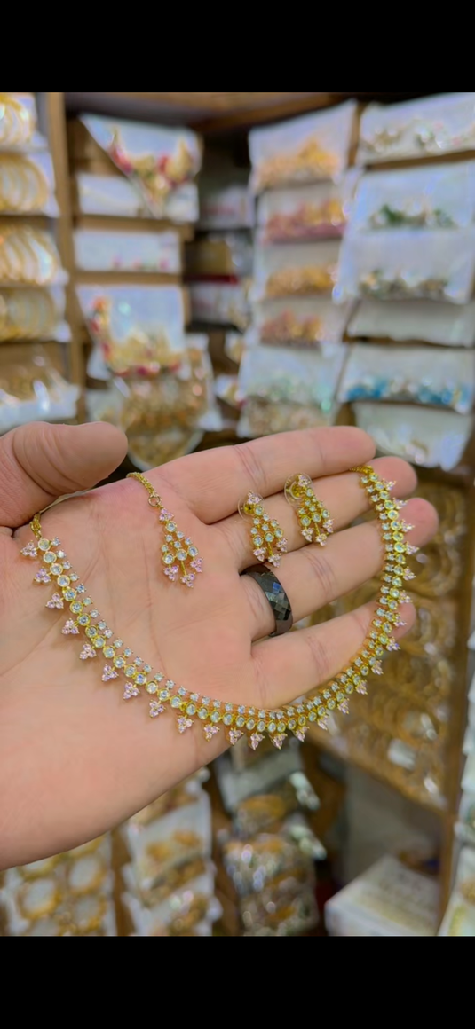 Zircone AD Necklace set(Ns180)