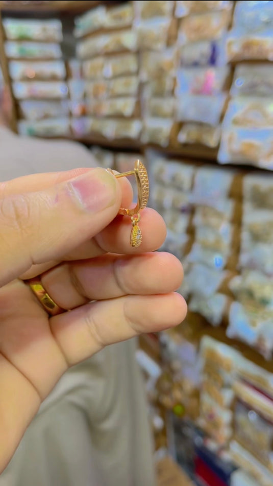 Gold Plated D Bali(Db038)