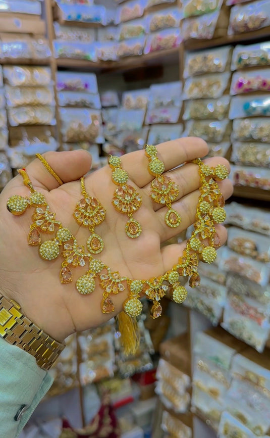 Zircone necklace set (Ns184)