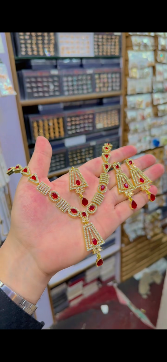 Zircone Necklace set (Ns152)