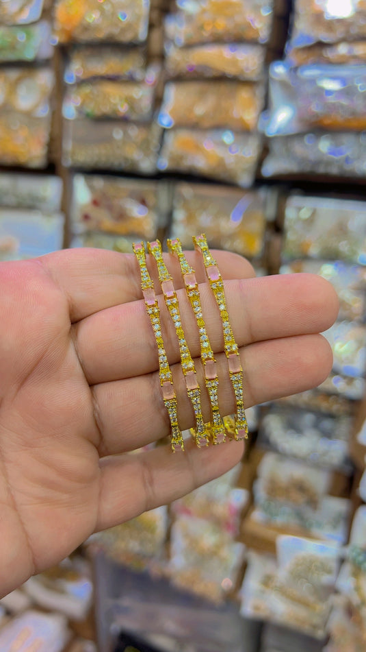 Ad zircone bangles (Bg33)