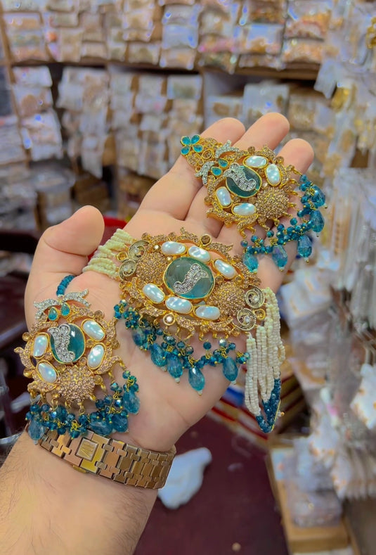 3d Mother of pearl Chokar set (Cs65) up