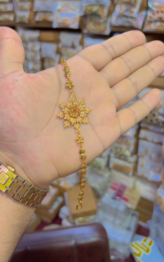 Gold plated breslate (Bs080)