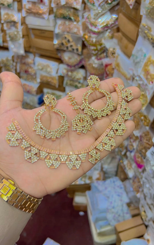 Zircone necklace set (Ns121)