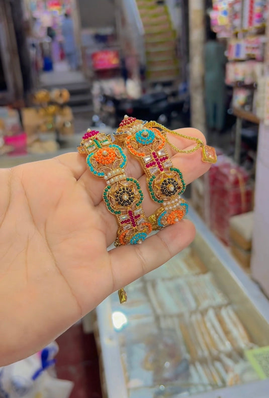 Zirconr openable bangles (Bg127)