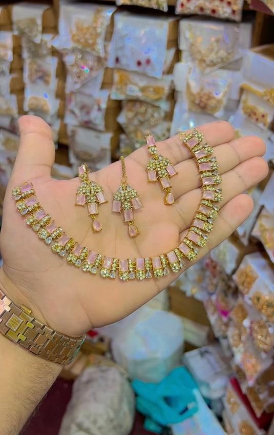 Zircone necklace set (Ns112)