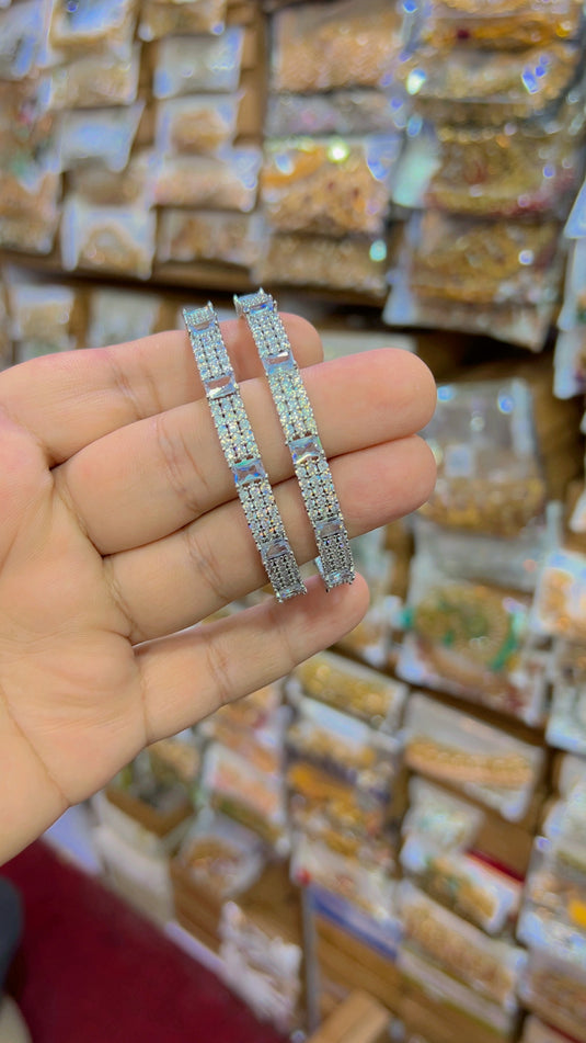 Ad zircone bangles (Bg041)