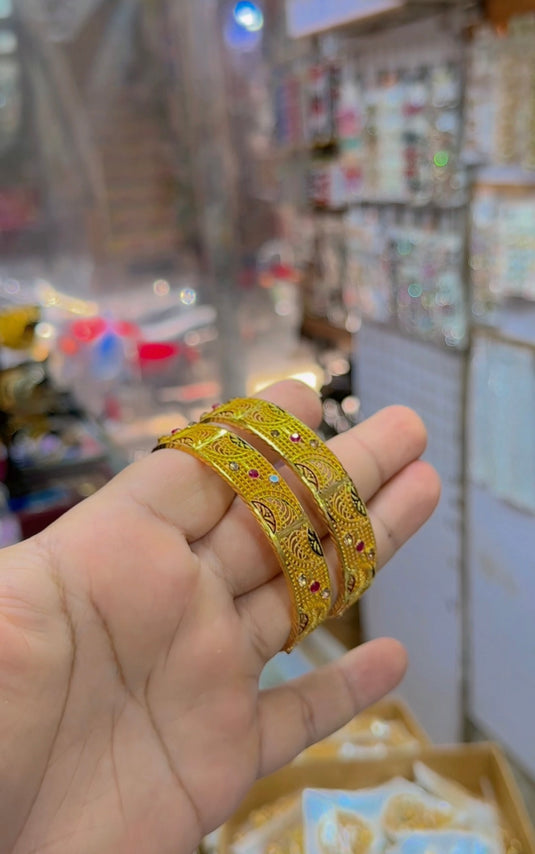Rp Gold plated bangles (Bg311)
