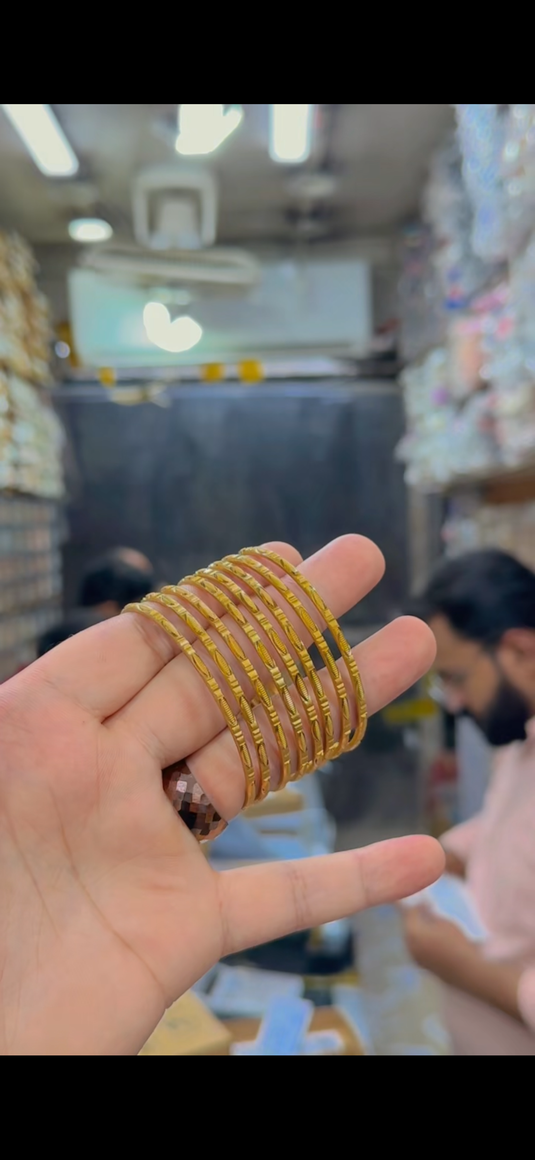 Gold plated Bangles(Bg358)