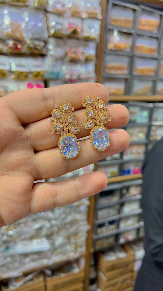 Ad zircone earrings (Er029)