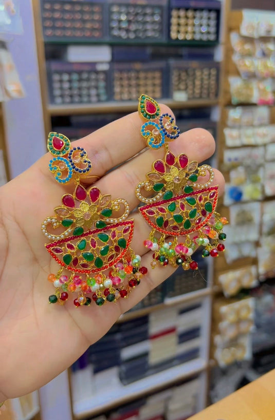 Zircone Sona polish earrings (Er96)