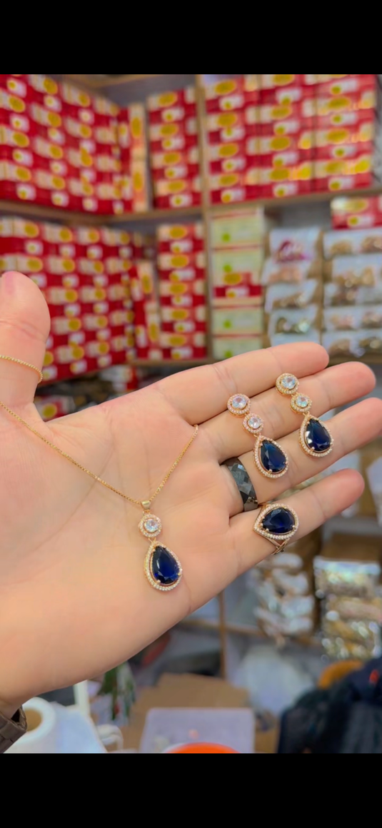 One Carrat Locket set+Ring(Ls167)