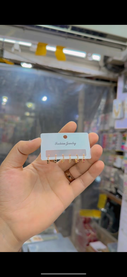 Gold plated Pack of 3 bali(Db93)