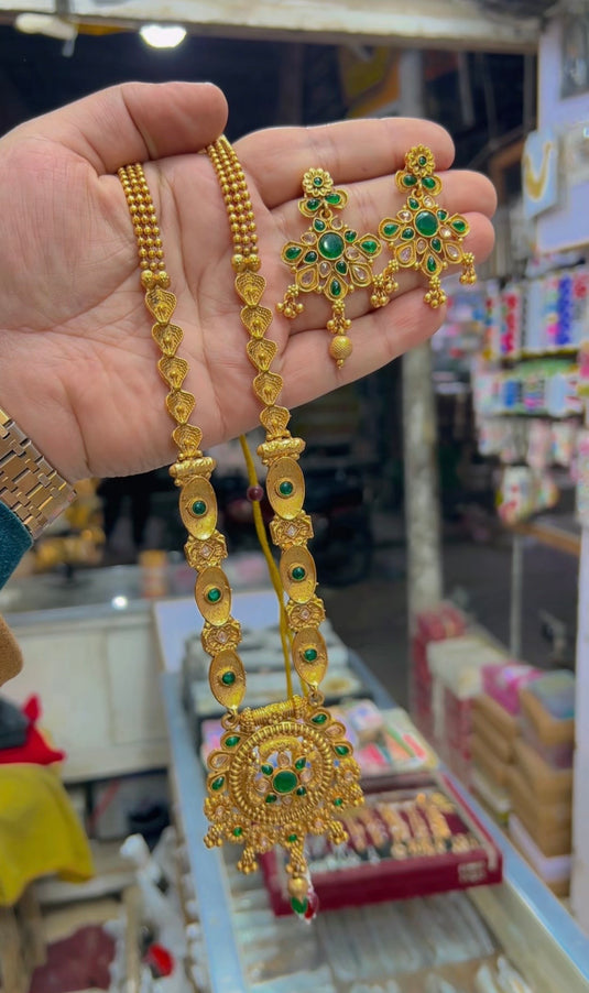 Rajwari mala set (Ms34)