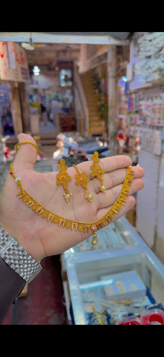 Rajwari necklace set (Ns207)