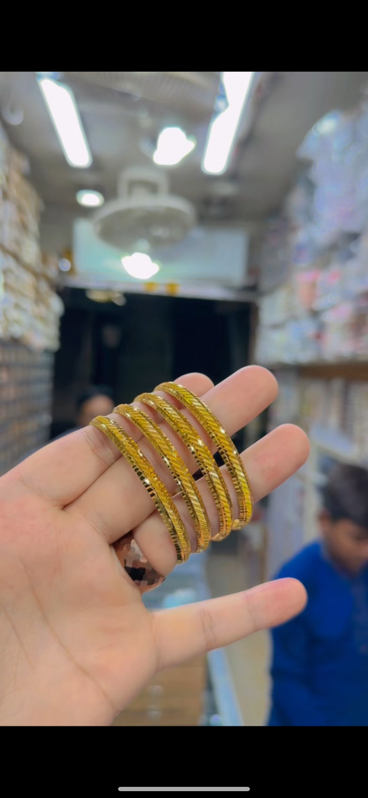 Gold plated Bangles(Bg343)