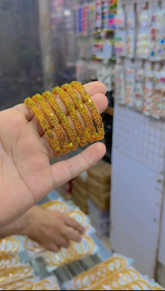 sona polish casting (6pc) bangles (Bg383)