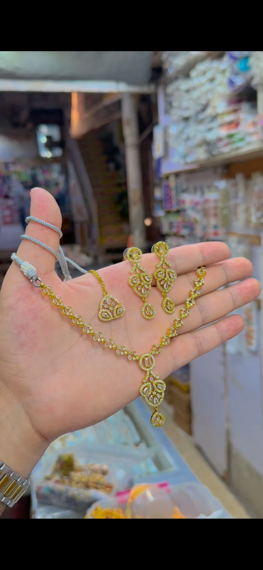 One carrat Ad Necklace set(Ns207)