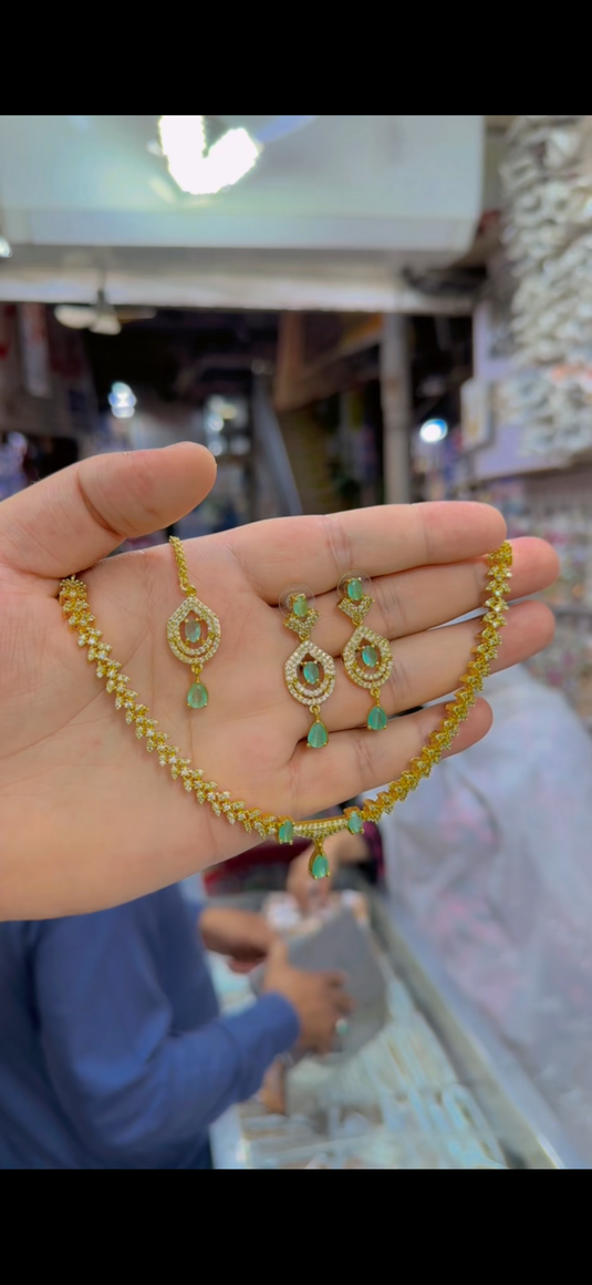 One Carrat AD Necklace set(Ns216)