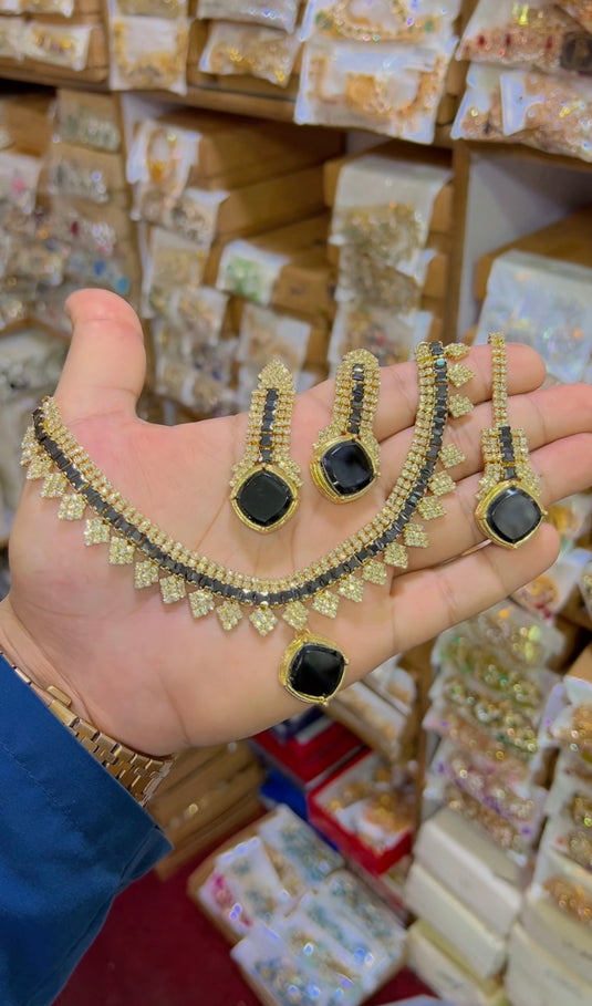 Zircone necklace set (Ns113)