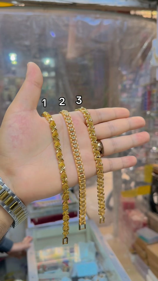 Gold Plated Bracelet (Bs26)