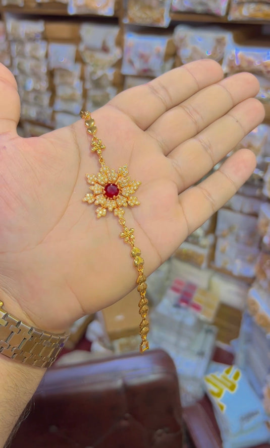 Gold plated breslate (Bs080)