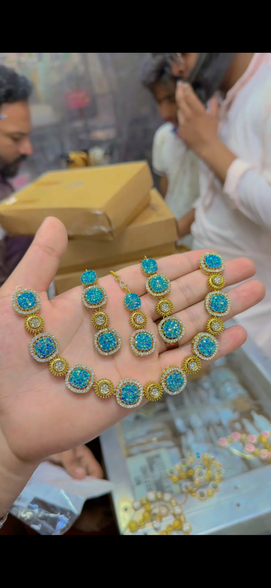Zircone Necklace set (Ns303)