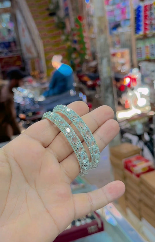 indian zircone bangles (Bg264)