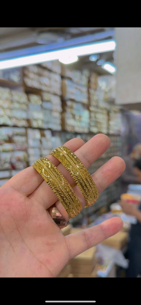 Gold plated Bangles(Bg379)