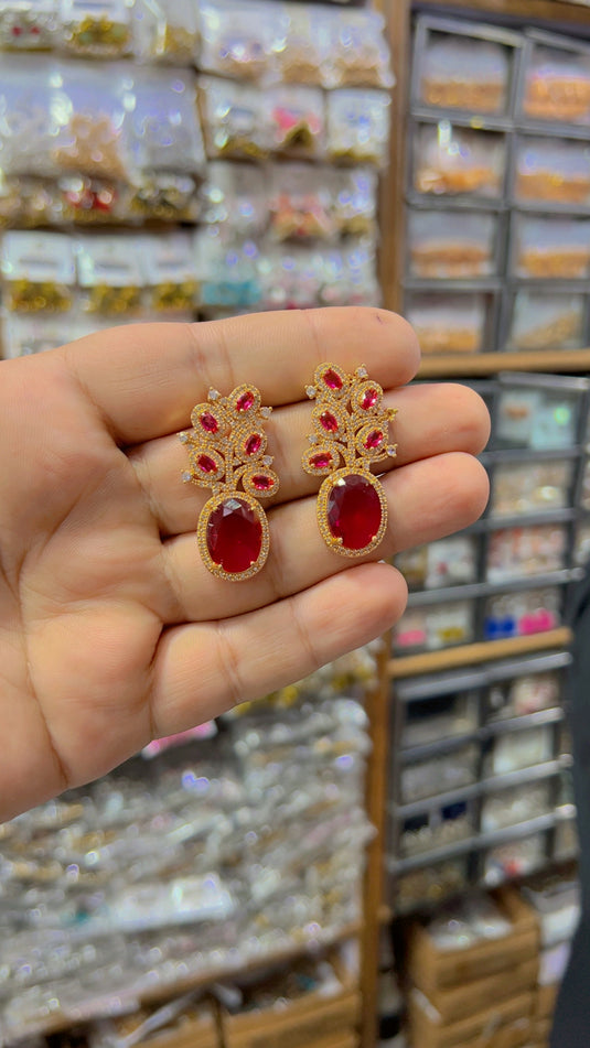 Ad zircone earrings (Er029)