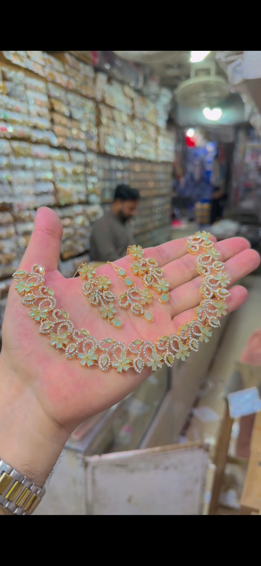 Zircone Necklace set(Ns141)