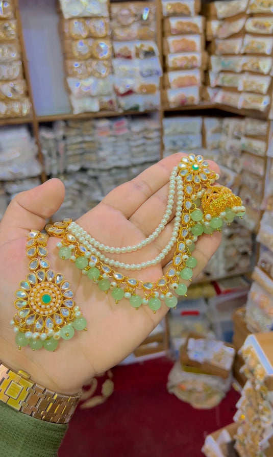 Kundan bindiya + sharay wali Jhumi (Bk21)