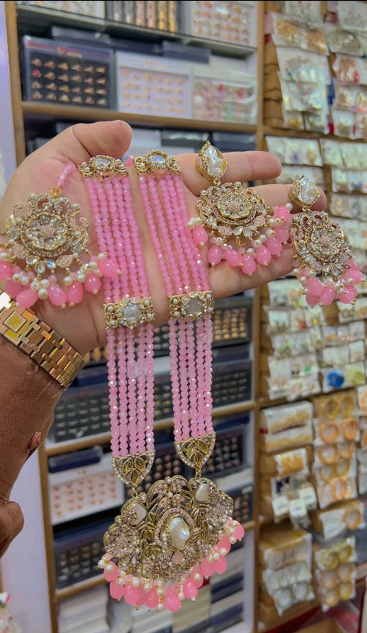 Mother oF pearl mala set (Ms029)