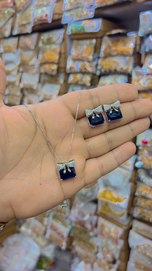 Ad zircone Locket set (Ls36)