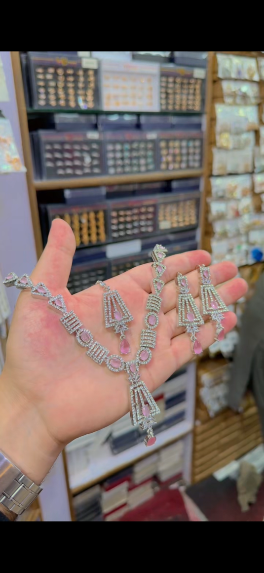 Zircone Necklace set (Ns152)