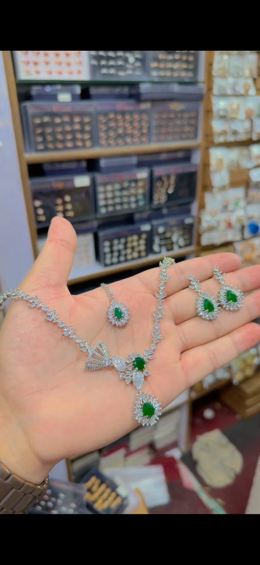 Ad Zircone necklace set(Ns160)