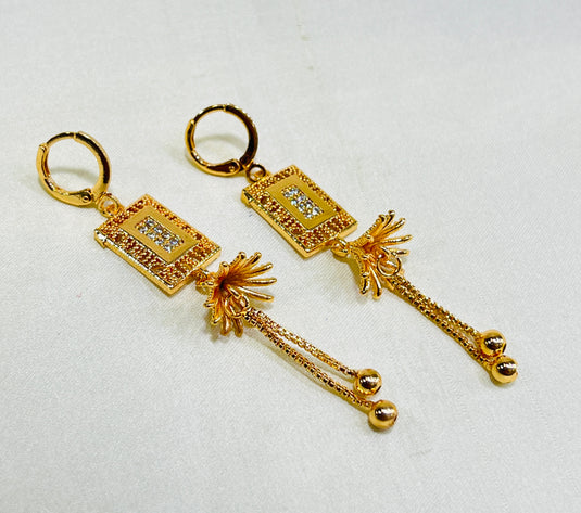 Gold plated earrings (Er38)