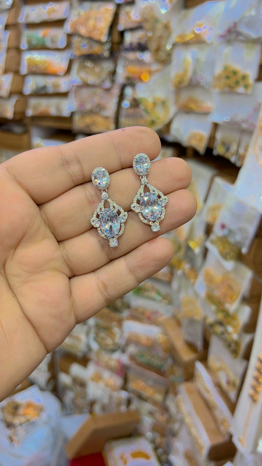 1 carat earrings (Er013)
