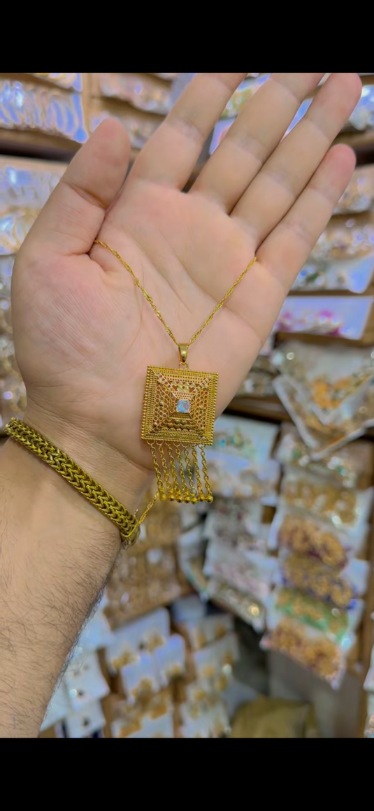 Gold plated Locket Chain(Lc136)