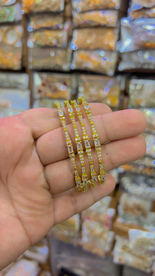 Ad zircone bangles (Bg33)