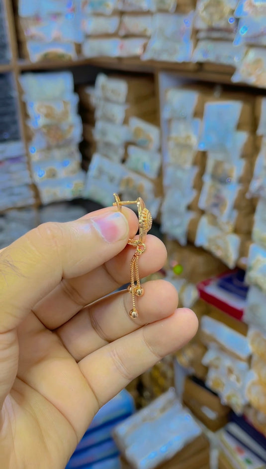 Gold plated D Bali(Db019)