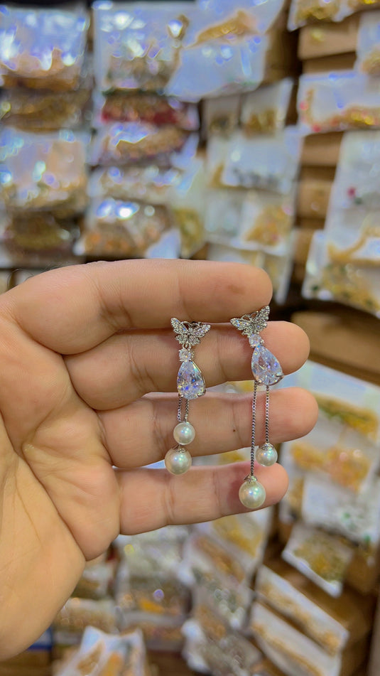 1 carat earings (Er027)